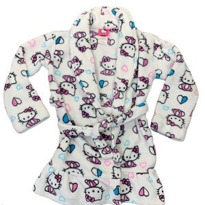 Girl hello kitty bathrobe size 5